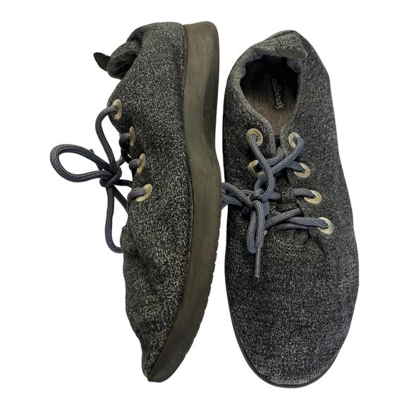 ALLBIRDS Wool Runners Sneakers Gray Lace Up Round Toe Shoe Soft Cozy Men 14 EUC - Picture 2 of 8